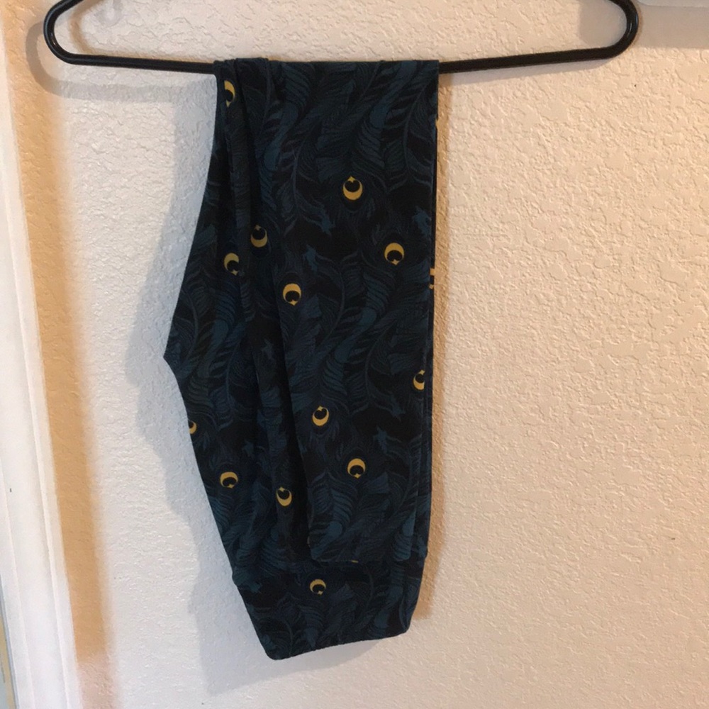 Peacock Print LulaRoe OS Leggings